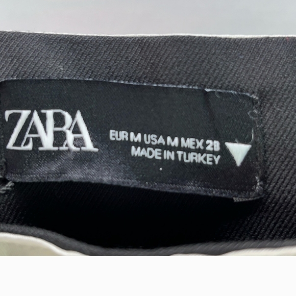 Zara Double Waistband Women's Black Pants - Picture 6 of 9